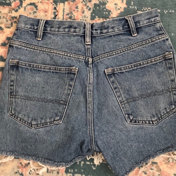 High Waisted Denim Shorts - Picture 2 of 3